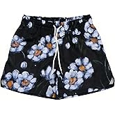 MECH-ENG Men's Graphic Print Shorts Boho Lightweight Athletic Running Workout Mesh Beach Summer Shorts