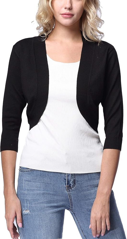 black small cardigan