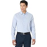 Amazon Essentials Men's Regular Fit Long Sleeve Wrinkle Resistant Stretch Dress Shirt