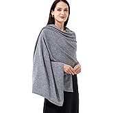 RYYOYY Luxury 100% Cashmere Wrap Soft Scarf Stole Knitted Shawl for Women Wayfarer Travel Extra Large 87"x28"