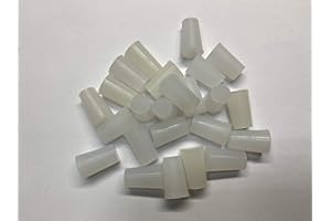 dexierp Protection Force Stopper Plug for 3/8" 9-10 mm Hole (Pack of 50) Tube Bottle Openning 7/16-14 UNC 7/16-20 UNF M11 Thread Nut Paint Masking Reusable Silicone Rubber