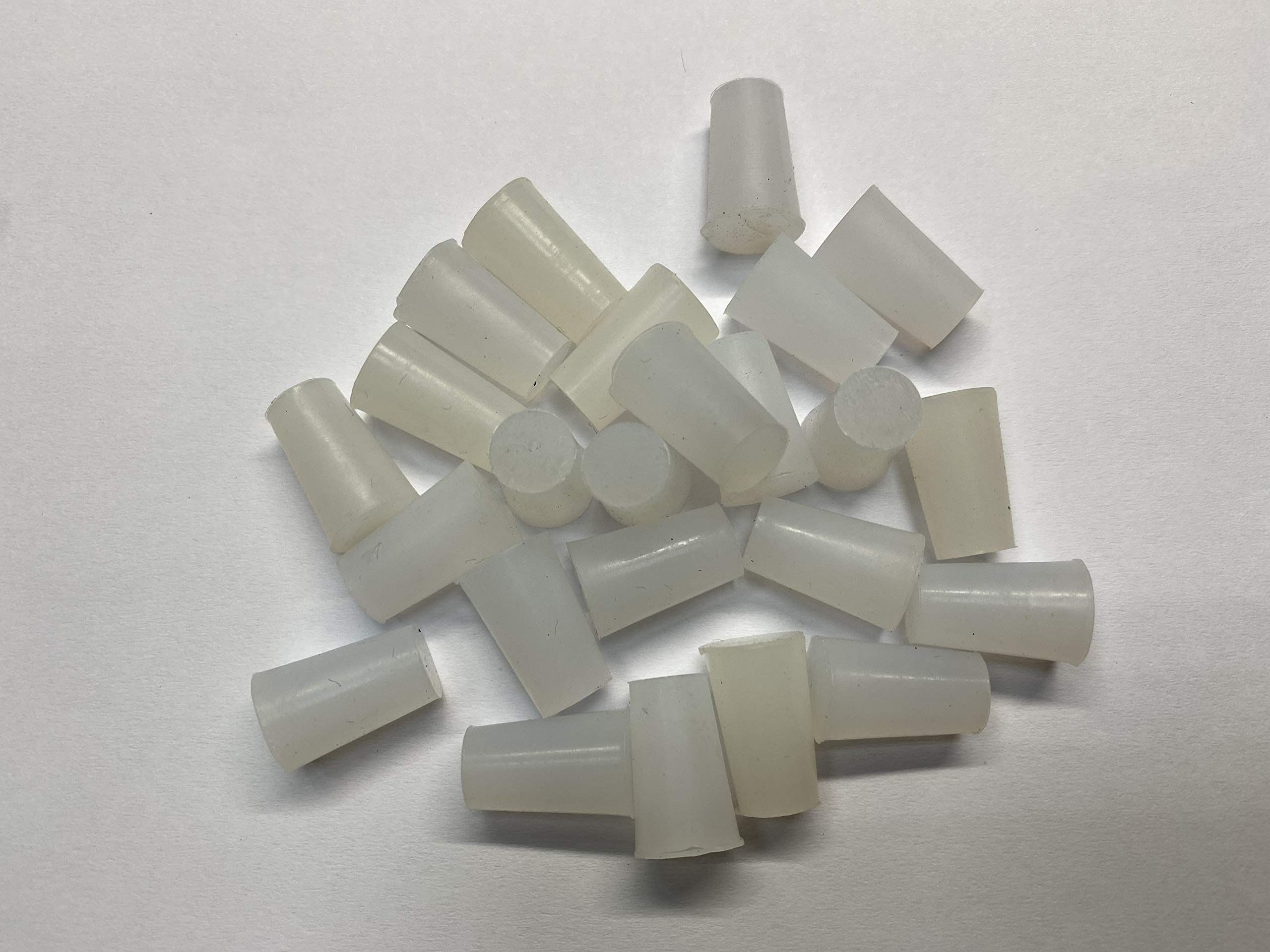dexierp Protection Force Stopper Plug For 3/8" 9-10 mm Hole (Pack of 50) tube Bottle Openning 7/16-14 UNC 7/16-20 UNF M11 Thread Nut Paint Masking Reusable Silicone Rubber — image 1