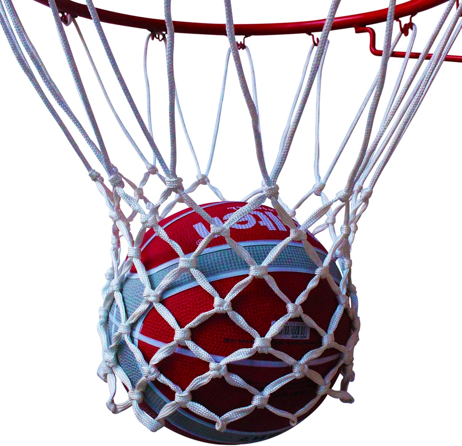 Gains Professional Basketball Net Replacement, All Weather Heavy Duty Anti Whip, Fits Standard Indoor or Outdoor 12 Loops Rim White. : Sports & Outdoors