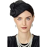 BABEYOND Fascinators Hats for Women - Tea Party Kentucky Fascinator Derby Church Hat Bow Knot 50s Cocktail Headband for Party