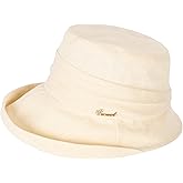 UV-Protection-Sun-Hat Packable Bucket-Hat for Women - Summer Outdoor Breathable Fold-Up Brim Beach Cap for Travel