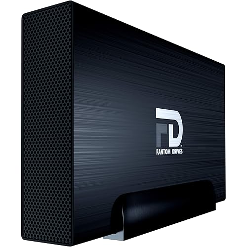 Fantom Drives FD 18TB 7200RPM External Hard Drive - GFORCE Pro - USB 3.2 Gen 1 5Gb/s + eSATA + FireWire 400/800 - Read/Write Speeds up to 250MB/s - Black (GFP18000Q3)
