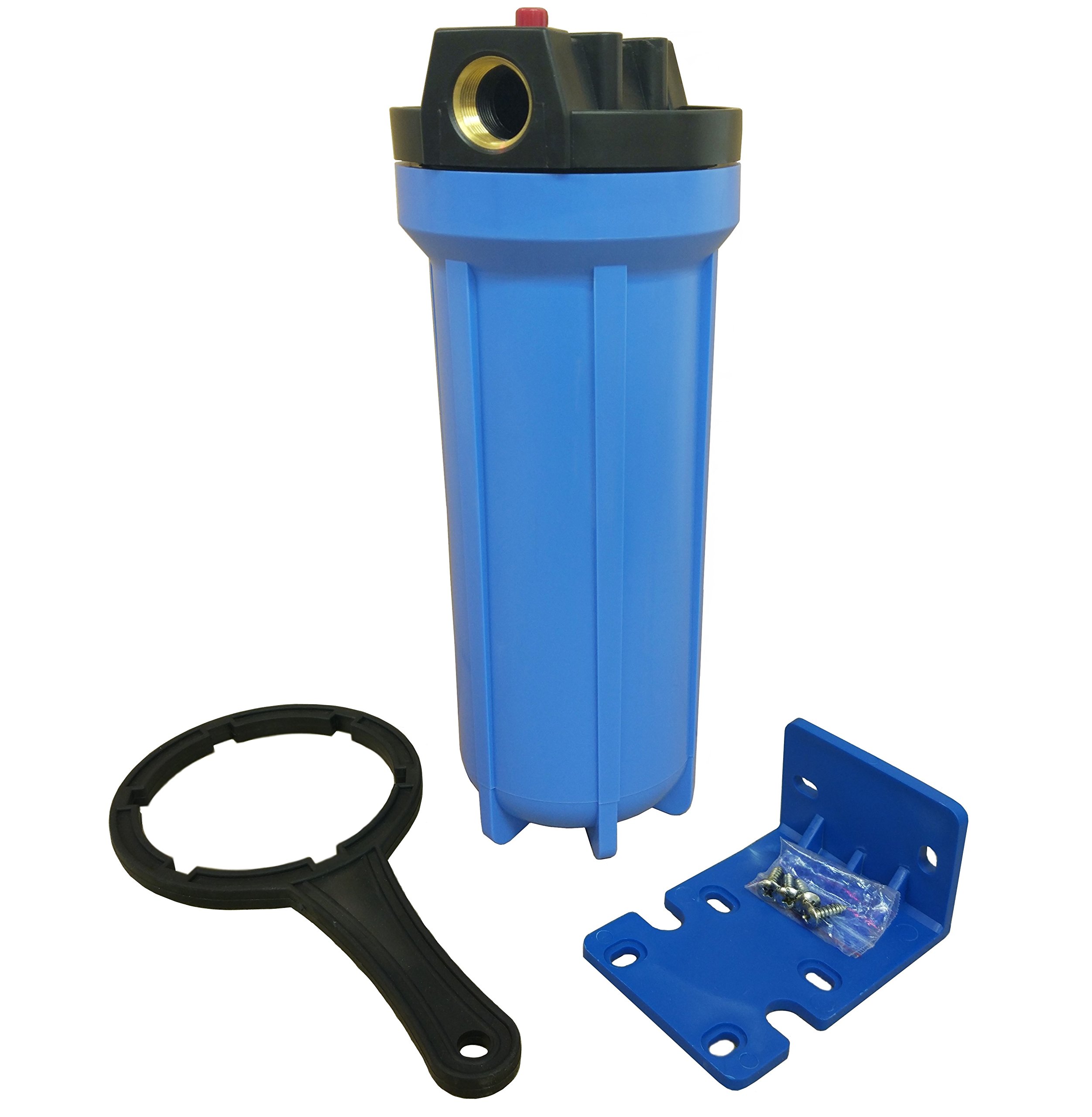 10" Standard Filter Blue Housing with 3/4" ports and Pressure Reducing Valve