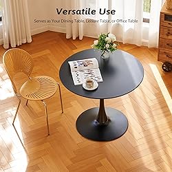 VONLUCE Round Dining Table, 36 Inch Tulip Table