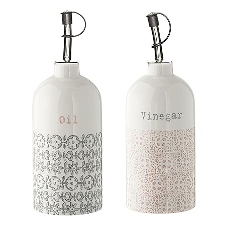 Bloomingville Flaschen für Essig & Öl Cécile 2er Set