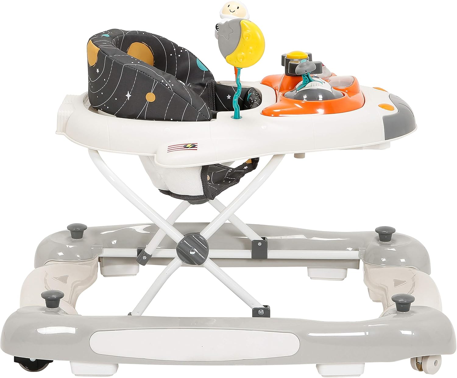 MyChild Space Shuttle 3 in 1 Walker Rocker, Cosmic Grey Activity Centre Baby Walker, Easy compact fold Frame for Storage - Image 5