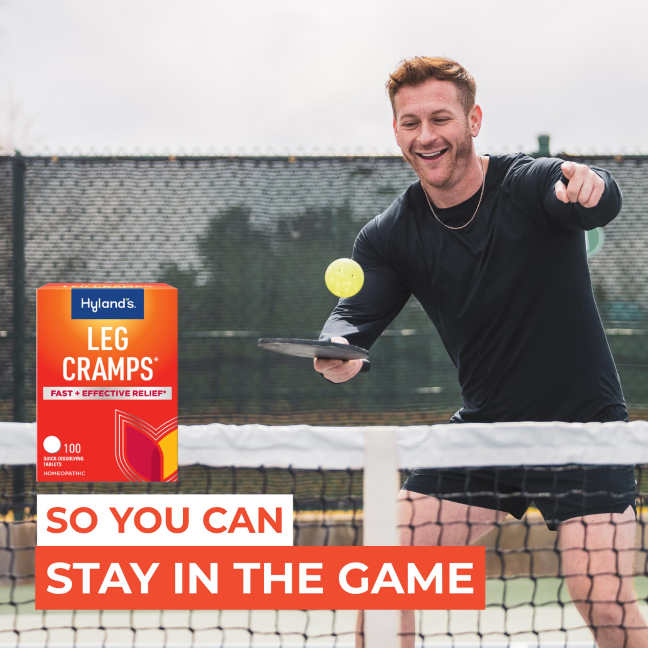 Hyland's Leg Cramps, Relief of Leg, Calf, Charley Horses, and Foot Cramps, 100 Quick-Dissolving Tablets