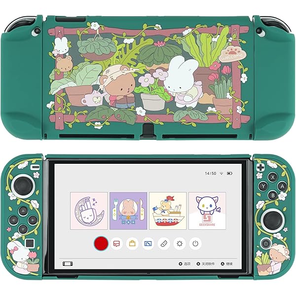 Amazon.com: DLseego Cute Dog Switch Protective Case Dockable Soft