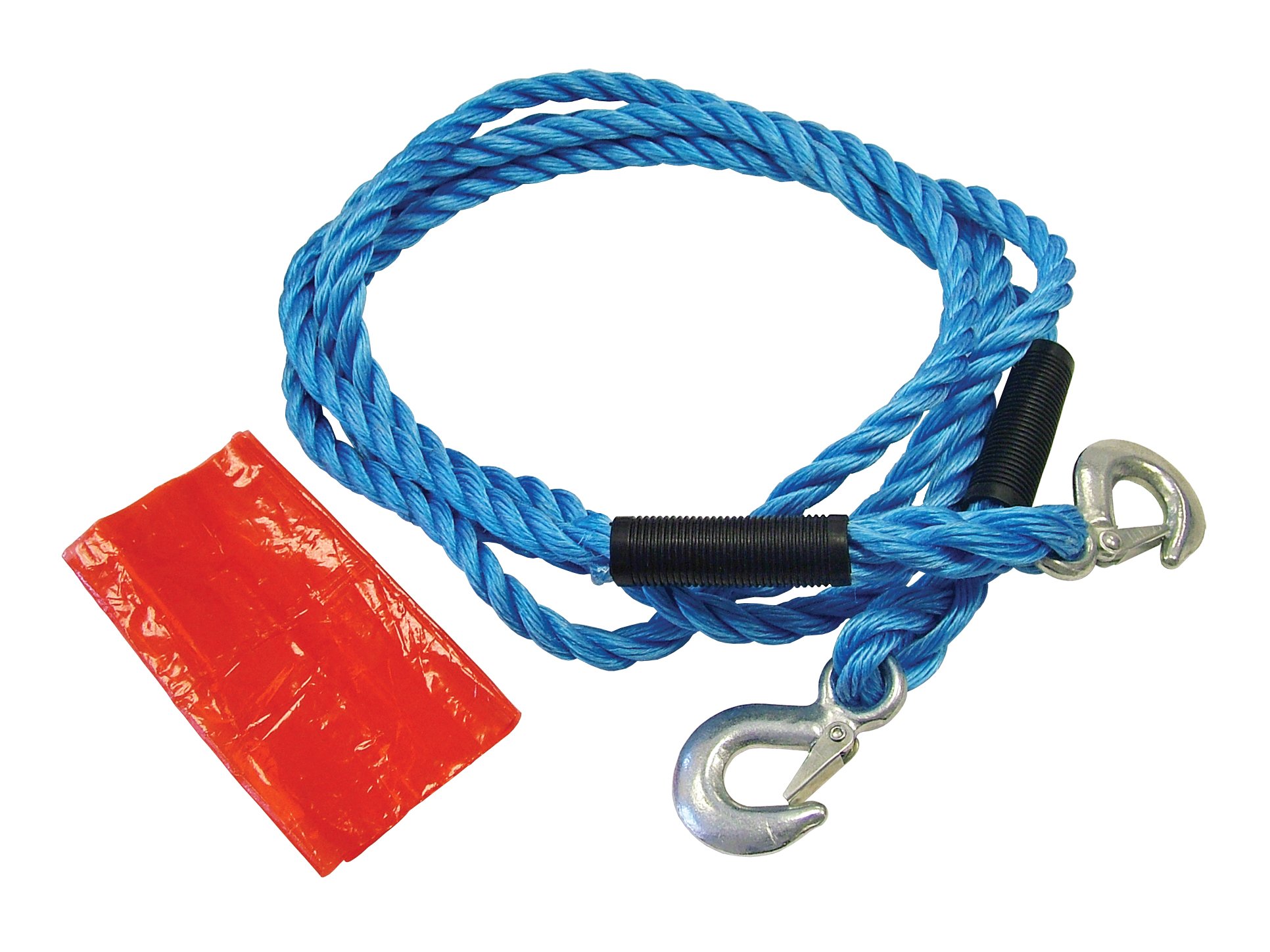 Faithfull FAIAUTR2TON Tow Rope 4M (Metal Hooks) 2 Ton