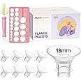 Nuliie 8PCS Flange Inserts 13mm for 24mm Flange/Shield of Most Pumps, BPA Free Inserts, Compatible with Momcozy/Elvie/Spectra/Bellababy/TSRETE/Nuliie Breast Pump