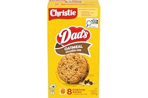 DAD'S Oatmeal Chocolate Cookies, 8 Individually Wrapped Packs, 300 g, Baked in Canada