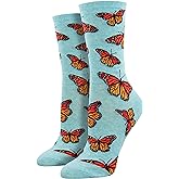 Socksmith Women's Social Butterfly Crew Socks