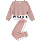 ZOEREA Toddler Baby Girls Clothes Outfits Long Sleeve Pullover Sweatshirt Tops + Pants Set Fall Winter Sweatsuits 1-6T