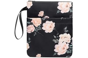 DSIUE Book Sleeve Book Covers for Paperbacks Book Protector with Zipper for Book Lover,11.4 X 9 Inch