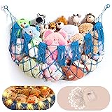 Stuffed Animal Storage Hammock Net with Lights