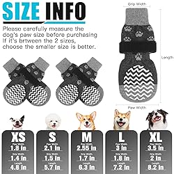 EXPAWLORER Anti Slip Dog Socks to Prevent Licking