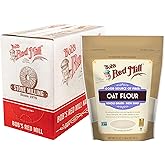 Bob's Red Mill Whole Grain Oat Flour, 20oz (Pack of 4) - Whole Grain, Vegan, Kosher