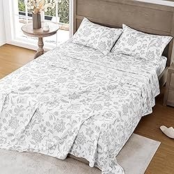 FreshCulture Floral Bed Sheets - Ultra Soft Twin