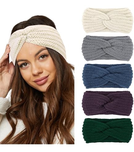 Brand New Set of 3 Sweater Knit Knot Head … Amazon.com: Whaline 6 Pieces Knit Headbands Winter Ear  main image 3