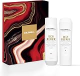 Goldwell Dualsenses Rich Repair Shampoo Conditioner Dry Damaged Hair Duo Set view 1