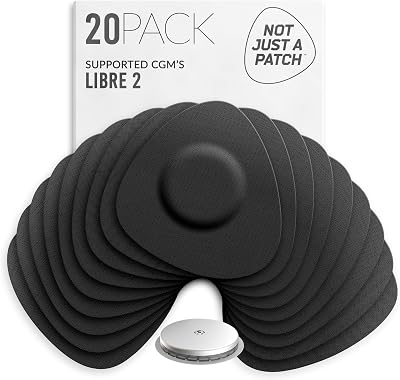 Not Just A Patch Freestyle Libre 2 Sensor Covers 20 Pack Black