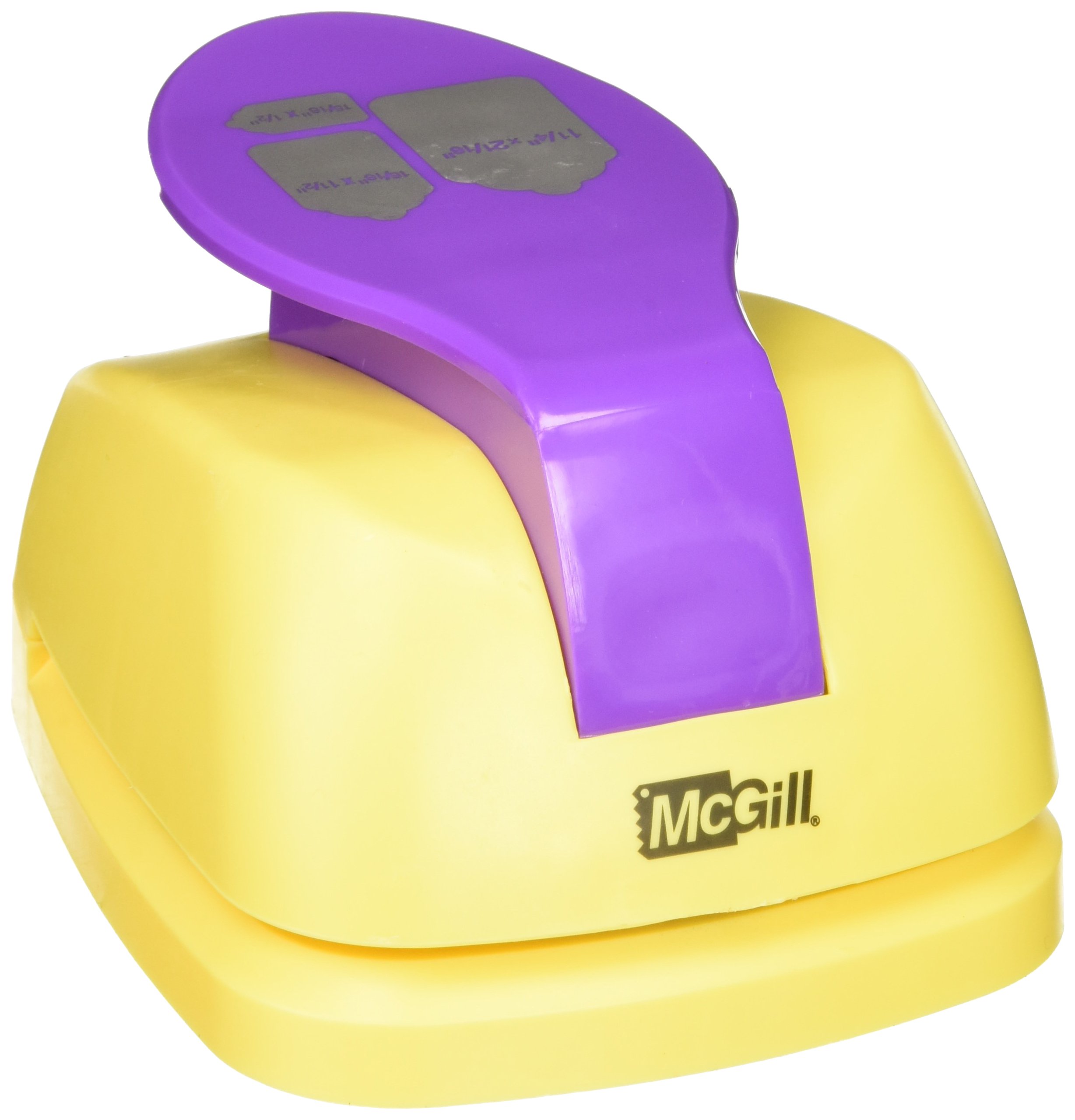 Advantus Mcgill 0.5-2.0625-inch Multi-Tags Stacking Lever Punch, Multi-Colour