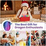 YILCER 8PCS 3D Printed Dragon Eggs Fidget Toy Easter Gift Set PLA Safe view 6
