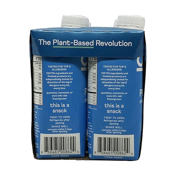 OWYN SMOOTH VANILLA PLANT-BASED PROTEIN SHAKE 4PK, 11.15 FZ