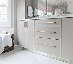 Goo-Ki Champagne Copper Cabinet Pulls with 3''Hole