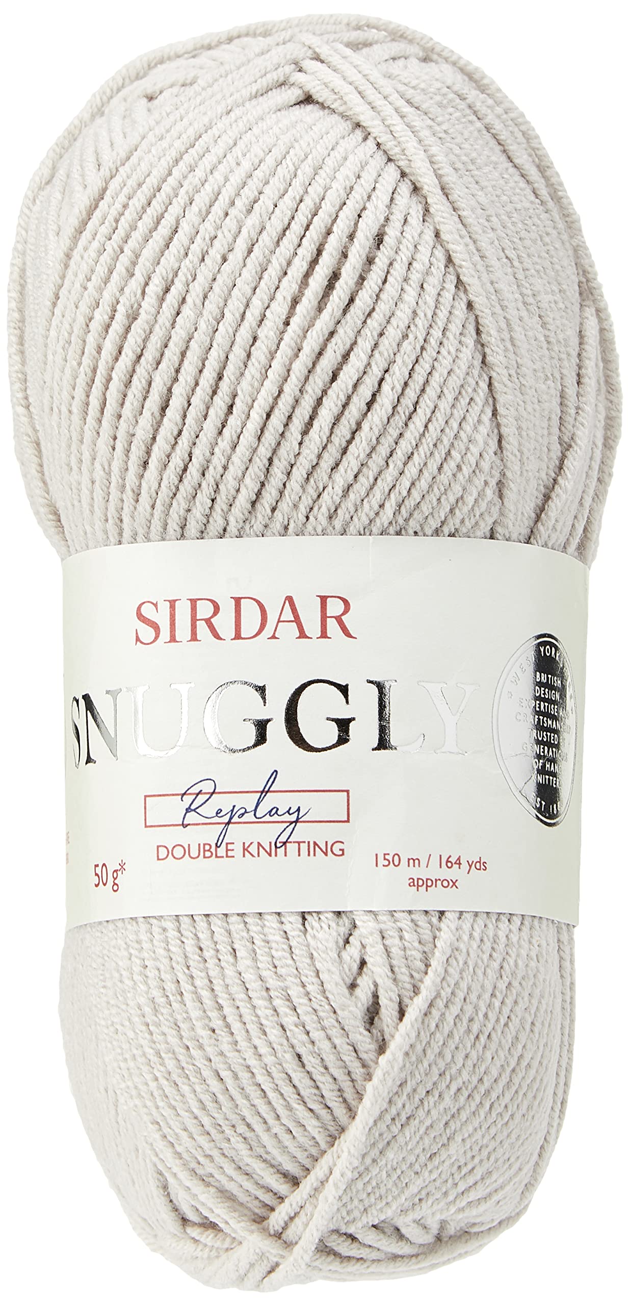 Sirdar Snuggly Replay DK Double Knitting, Surf's Up Silver (102), 50g