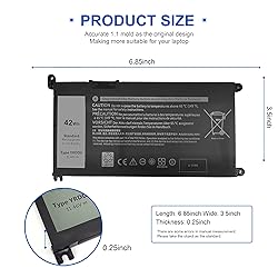 42Wh YRDD6 1VX1H Battery for Dell Inspiron 5482