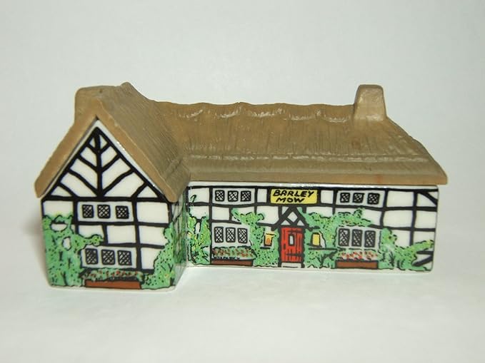 Wade Porcelain Village House Figurine WhimseyOnWhy Barley Mow Pub