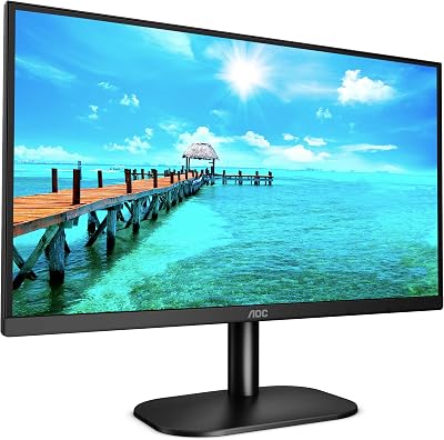 AOC 22B2QAM 22" FHD 75Hz VA Monitor Speakers Adaptive Sync Lowblue HDMI DP