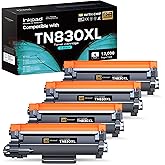 Compatible TN830XL Toner Cartridges Replacement for Brother TN830XL TN-830 TN830 XL/V/R Toner Cartridge with HL-L2460DW DCP-L