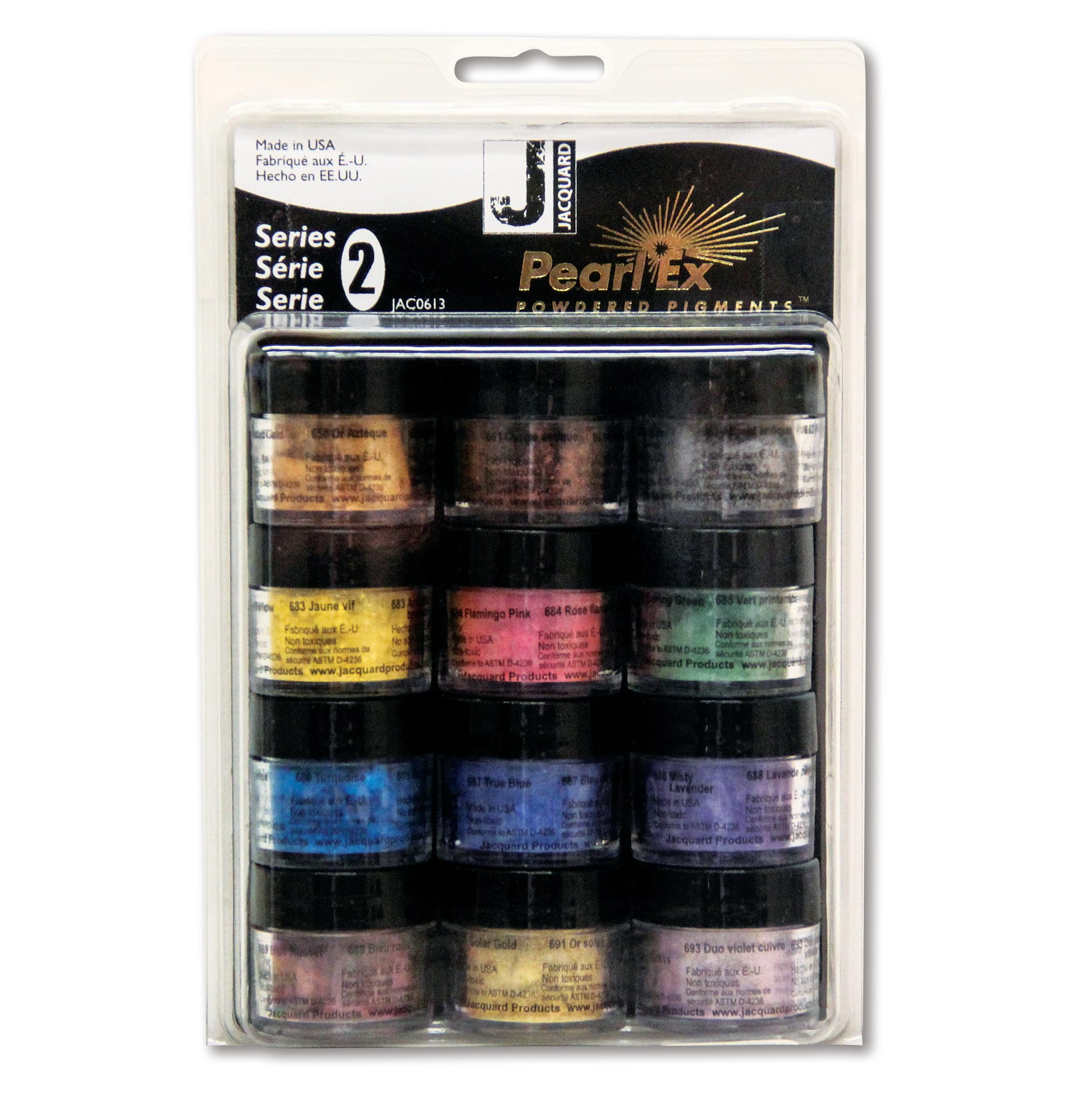 Jacquard Pearl Ex Pigment Series Ii 12 Color Set — image 1