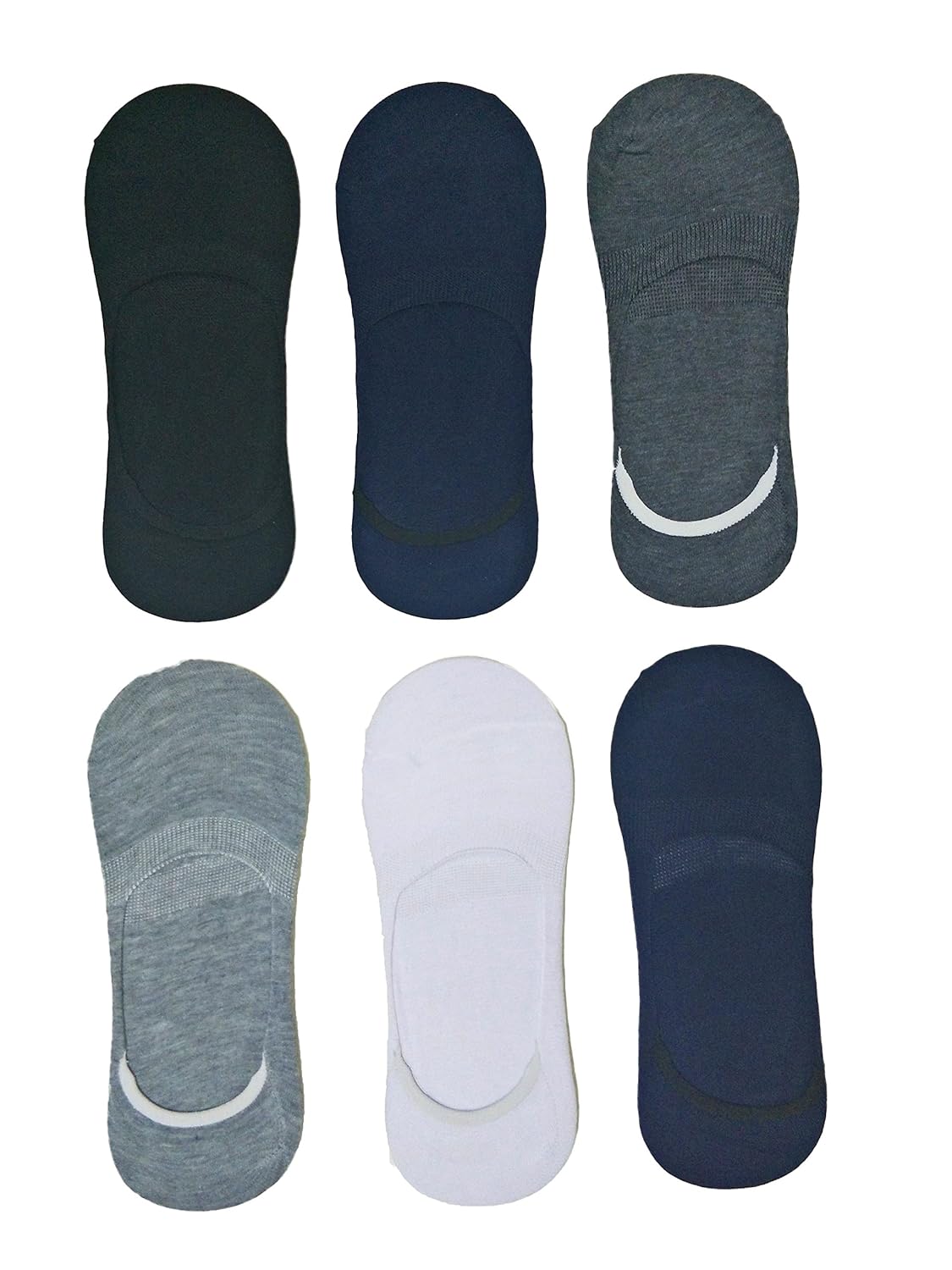 qraftink unisex multicolour cotton loafer socks - freesize