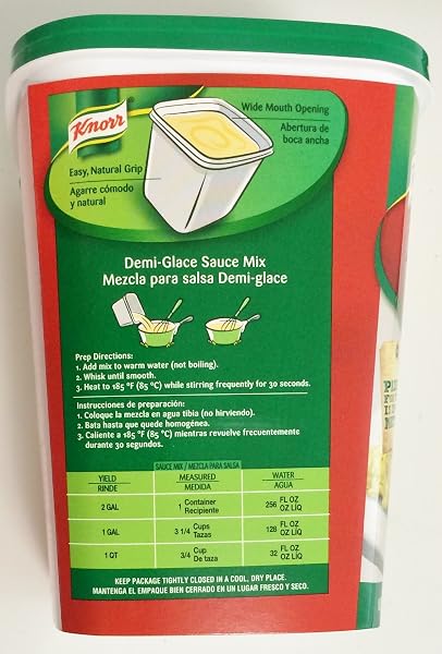 KNORR DEMI GLACE SAUCE, 1.75 POUND – 4 PER PACK — 1 EACH.