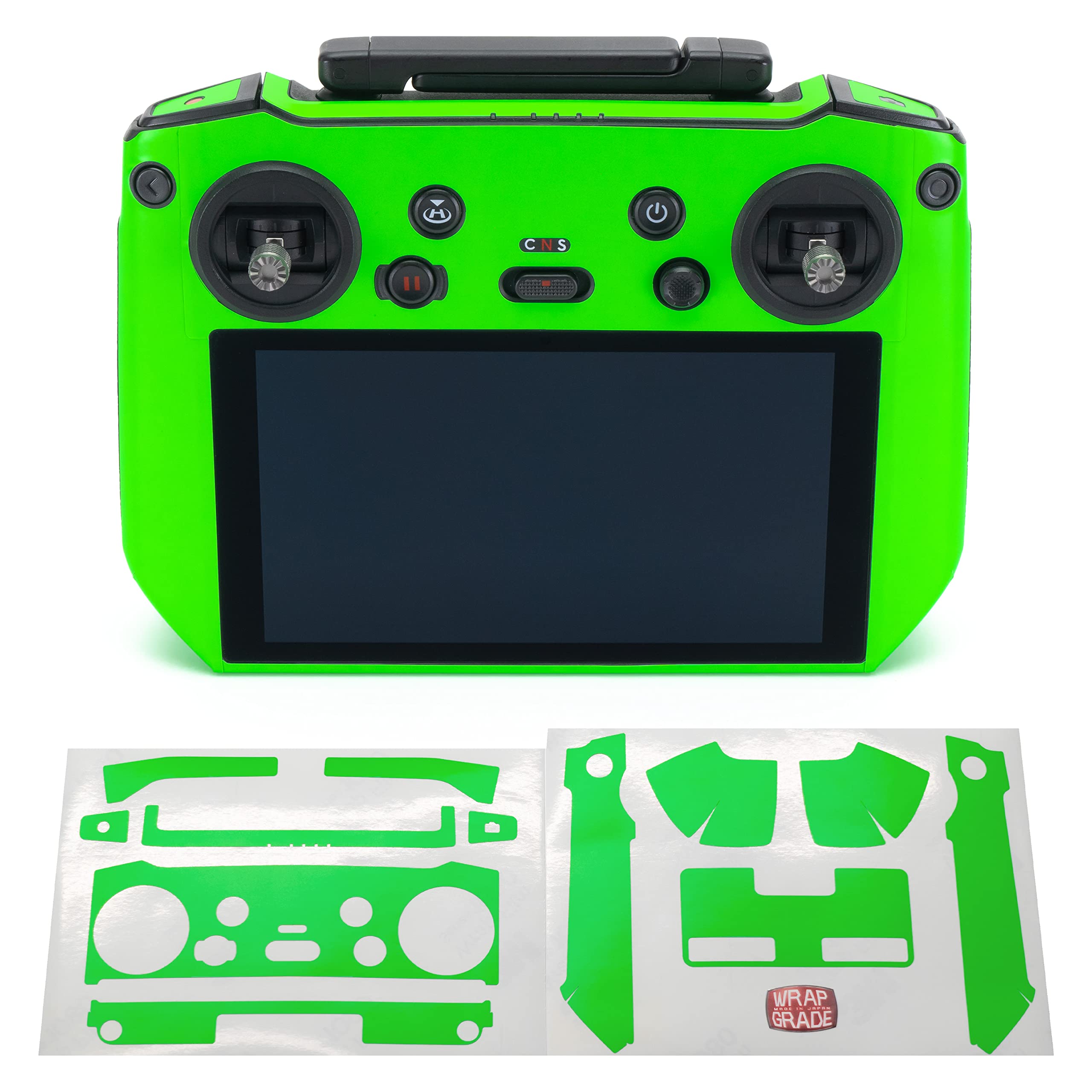 WRAPGRADE Skin Stickers for DJI RC PRO (NEON GREEN)