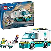 LEGO City Emergency Ambulance Toy - Building Sensory Toy for Kids, Boys and Girls, Ages 5+ - Educational, Learning Gift Idea 