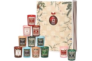 MARACCO 2025 Advent Calendar Candles, 12 Days of Christmas Scented Candle Gifts for Women, 12 Pcs Soy Wax Christmas Candles Set Gift for Family, Friends, Xmas Gift Idea