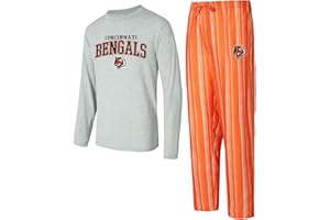 Concepts Sport Men's NFL Petition Long Sleeve Top & Pants Sleep Set