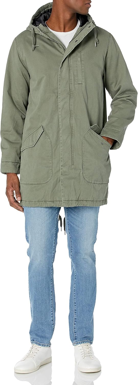 RVCA Men's Standard Issue Parka Jacket: Clothing
