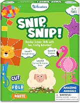Skillmatics Snip Snip Animals Scissor Skills Activity Book Kit