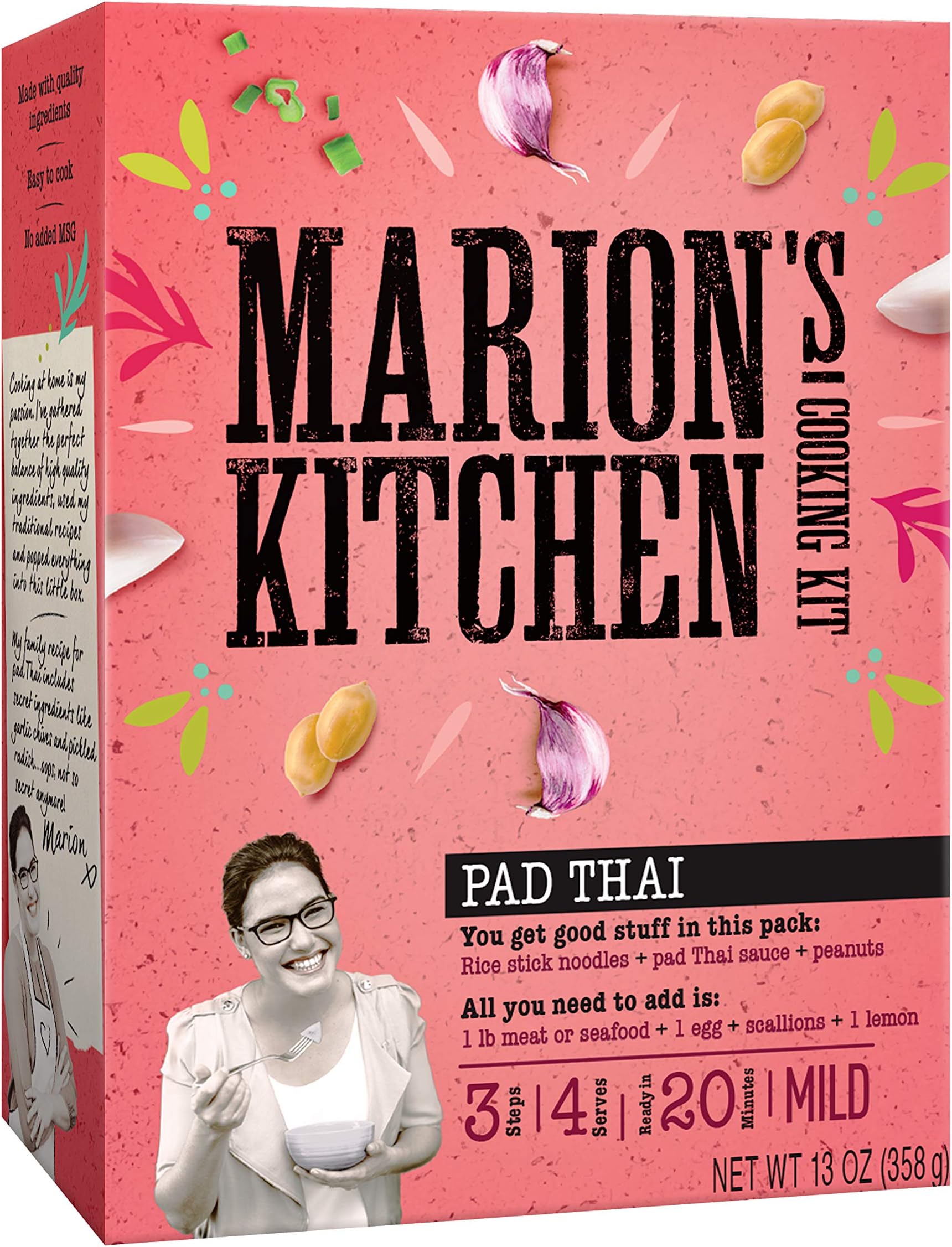 Pad Thai Meal Kit by Marion's Kitchen, 5 Pack, Quick, Easy and Natural Thai Home Cooking