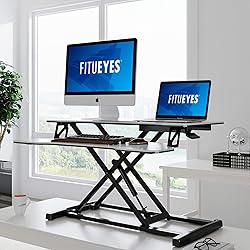 FITUEYES Height Adjustable Standing Desk 32” Wide