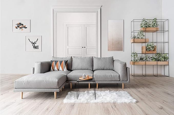 FEYDOM Scandi-Style Sofa CLOOODS innovatives Multi-Funktionssofa I Design Wohnlandschaft I Transformierbares Sofa System (Sil